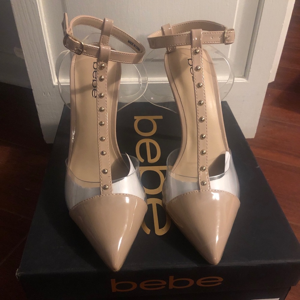 BEBE DARAA NUDE PUMP